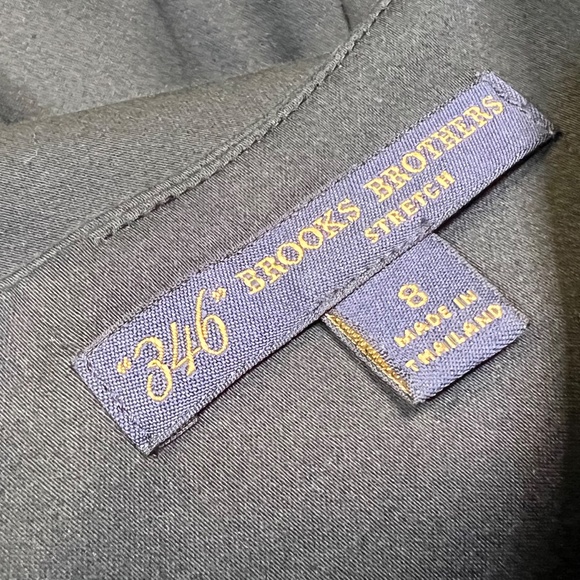 EUC [Brooks Brothers] Classic Navy Blue Sleeveless Knee Length Dress | 8 Medium - Picture 6 of 15